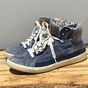 Coach Ellis Jean High Top Sneakers size 8.5 A40